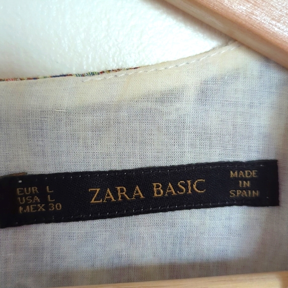 Zara Basics Paisley Sleeveless Dress - Picture 4 of 5